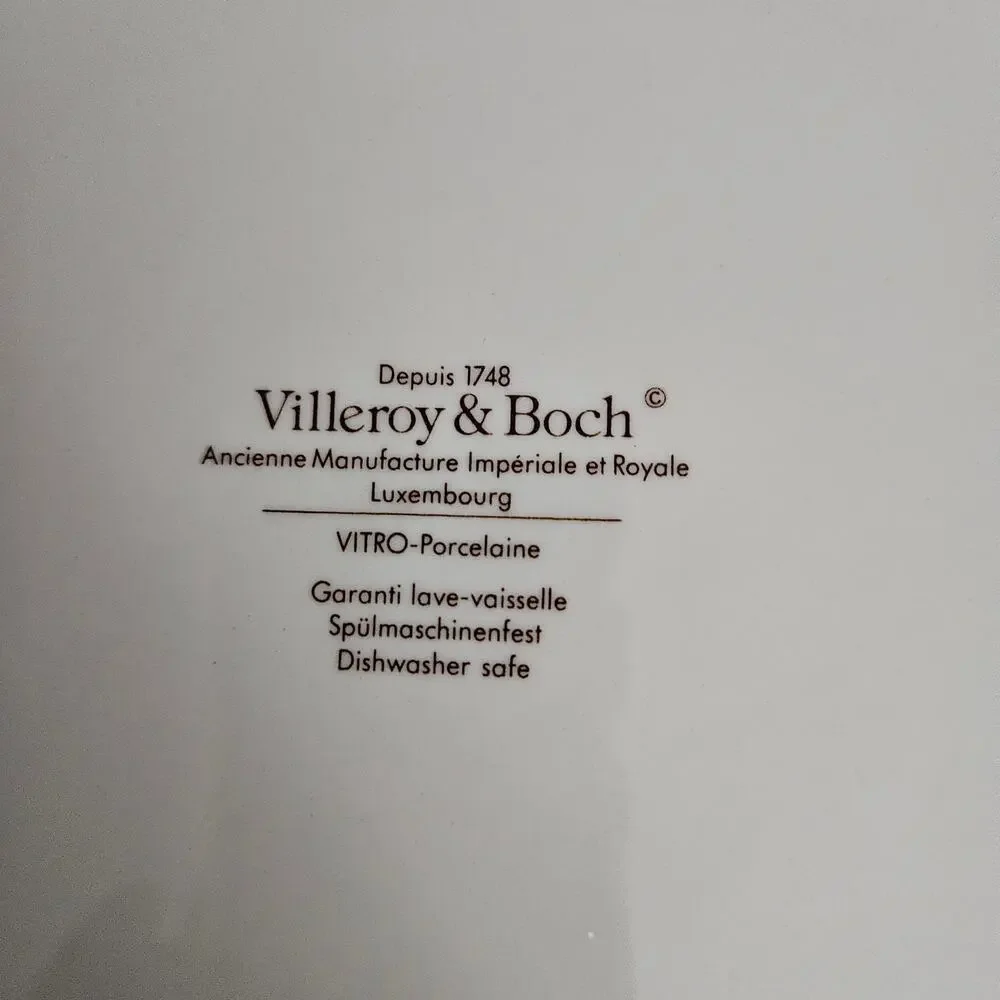 Villeroy & Boch Siena Dinner Plate Vitro Porcelain Luxembourg Marble Pattern